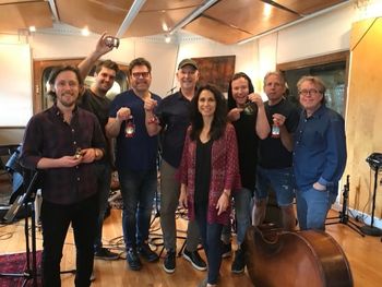 Tracking day! Here's the whole "For Unto Us Crew" getting into the Christmas spirit at Castle recording studios
