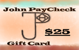 John PayCheck Online Shop Gift Card $25