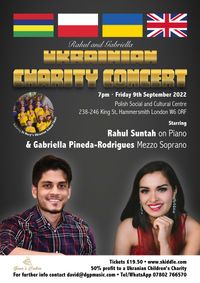 Ukrainian Charity Concert - Rahul and Gabriella