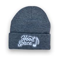 HoodSpace Music Grey Beanie