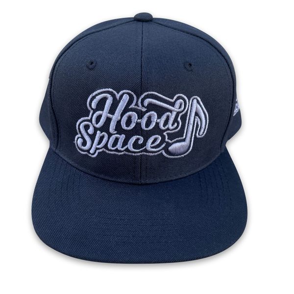 HoodSpace Music Embroidered Hat Silver