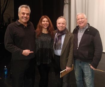 Allen Levine, Jessica Lee, Vince Ornato & Sam Sandora at Carnegie Music Hall
