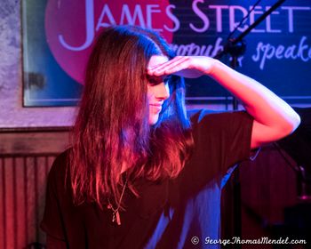 Jessica Lee on Stage at James Street Jazz Club
