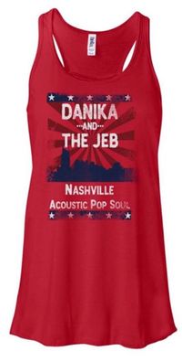 Red "Danika & The Jeb" Tank Top