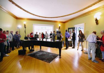 Sotheby's Grand Piano gig. Helping them sell a mansion in Oak Bay.
