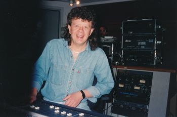 Bob Benson in the studio
