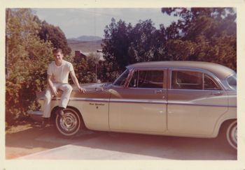 San Diego, California 1964 showing off my beautiful '56 Chrysler New Yorker.
