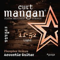 Curt Mangan 11-52 Lite Acoustic Guitar Strings