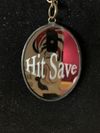 "HIT SAVE" HandCrafted Mirror Necklace with Velvet Pouch