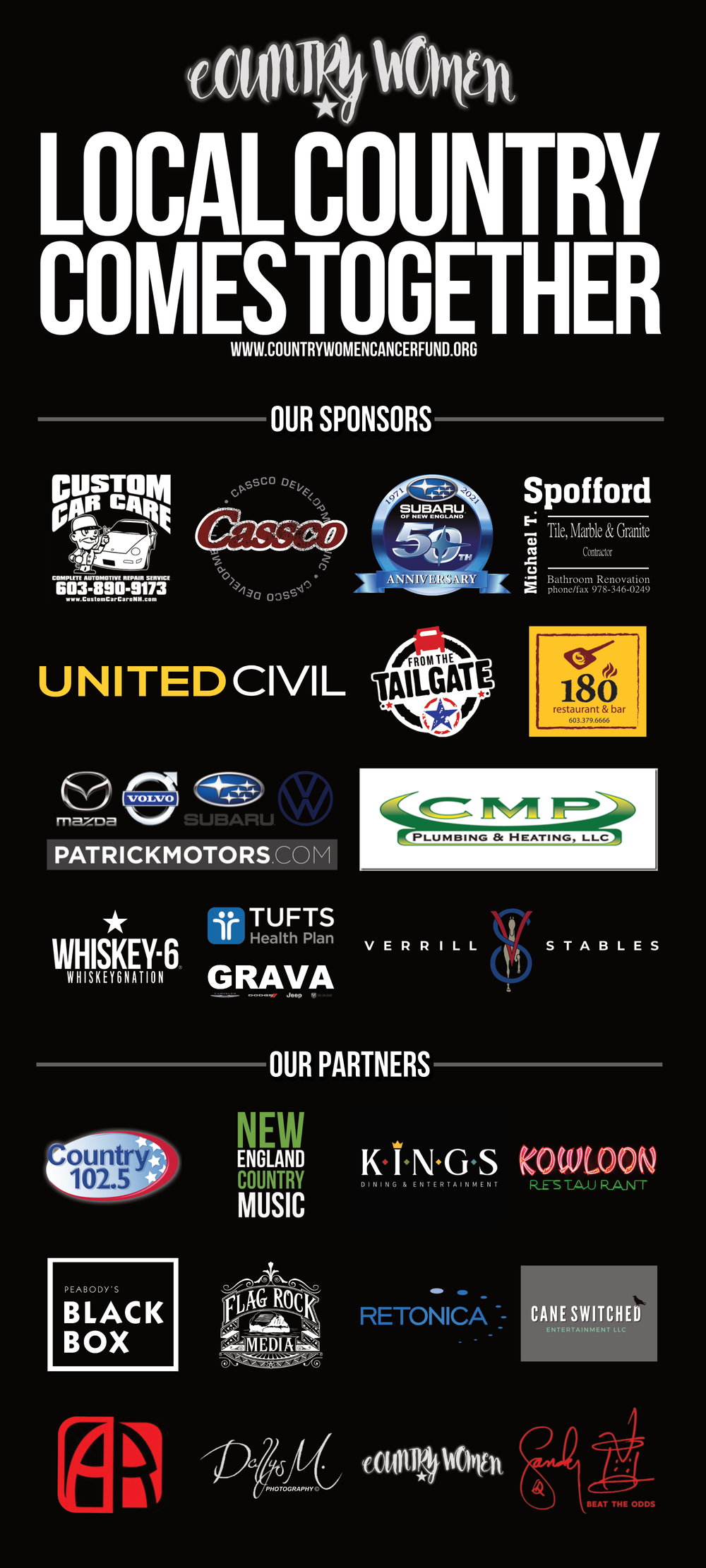 Thank you to our event sponsors and proud partners!