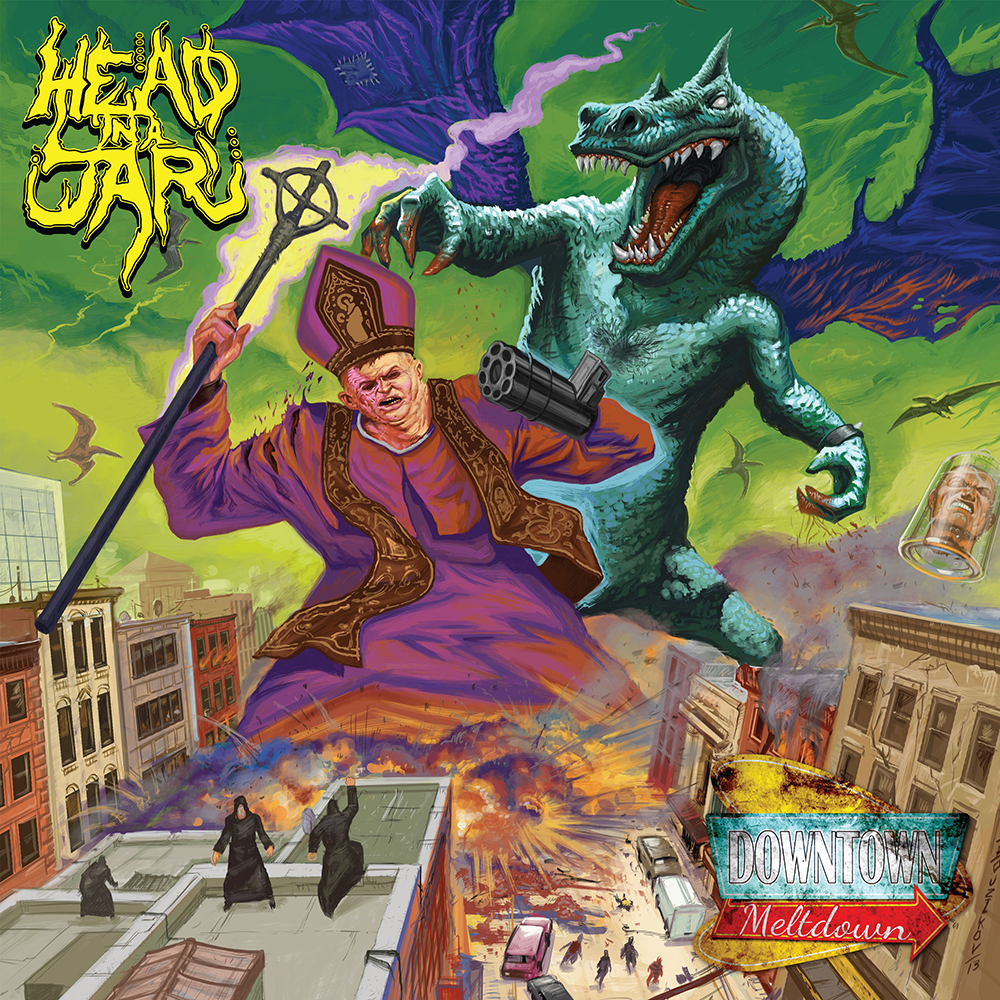 head in a jar downtown meltdown album cover