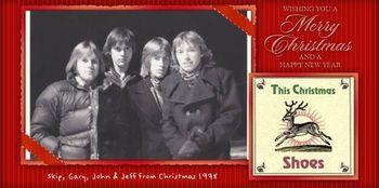 2011 Christmas card, including a free download of "This Christmas," sent to all ShoesWire members.
