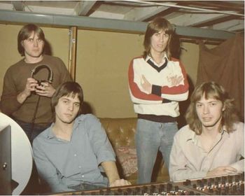 Working on demos at BFD in 1980.
