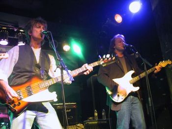 John and Jeff during Shoes' appearance at The Abbey Pub in Chicago for the IPO Festival on 4/26/03.
