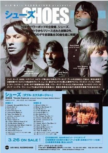 2009 flyer announcing the Japanese release of the "Double Exposure" CD.
