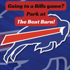 Buffalo Bills Parking at the Beat Barn