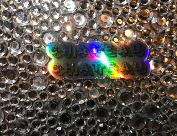 Holographic Chateau Sticker