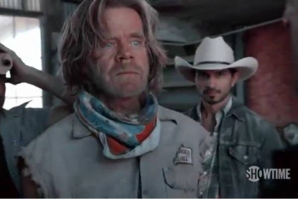 Emmy-Award winner actor William H. Macy with Sidow Sobrino in Shameless