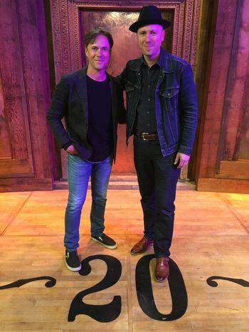 With my good friend, the amazingly talented Bryan White.  He's had more Country top 10 hits than you can shake a stick at! Such a nice person too. This was after our gig at 20 Front Street.
