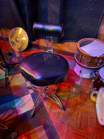 The Jason Ruha drum throne, fit for a percussion king
