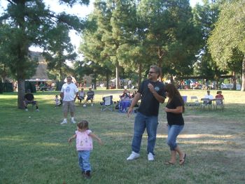 Fans dancing at Castaic Days

