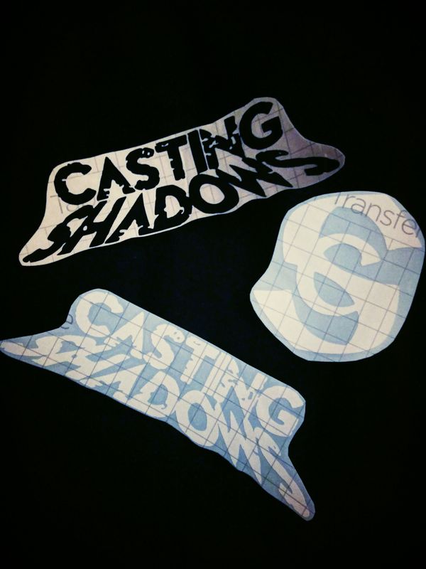 Casting Shadows Decals (7.75" x 2.25")