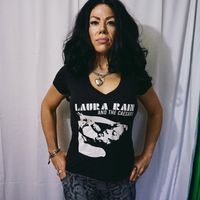 Laura Rain and the Caesars Ladies DEEP V T-Shirt