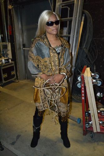 The Dutchess backstage before performing "Phoenix"
