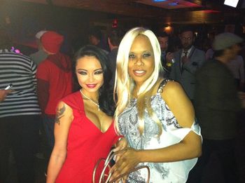 Tila Tequila and The Dutchess at the NOH8 Party
