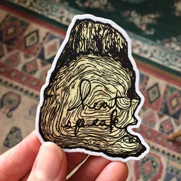 Sticker - Earthy Woodcut