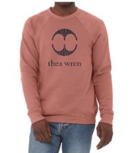 Sweatshirt with Distressed Logo