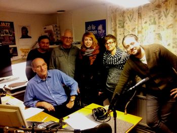 Med Gert "Ljudfadern" Palmcrantz på Radio Lidingö 97,8, dec 2014
