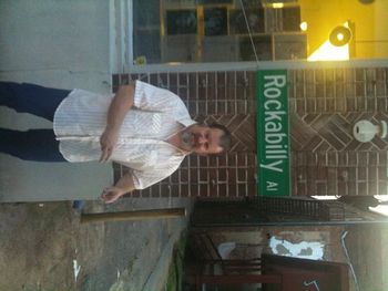 Bobby Joe outside the Rockabilly Hall of Fame (Jackson, TN)
