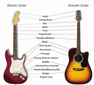 Electric & Acoustic Guitar Parts