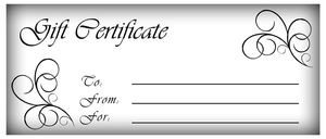 Ask about Gift Certificates for any occasion!