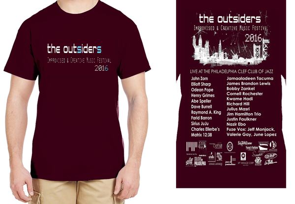 Outsiders Improvised & Creative Music Festival 2016 Shirt
