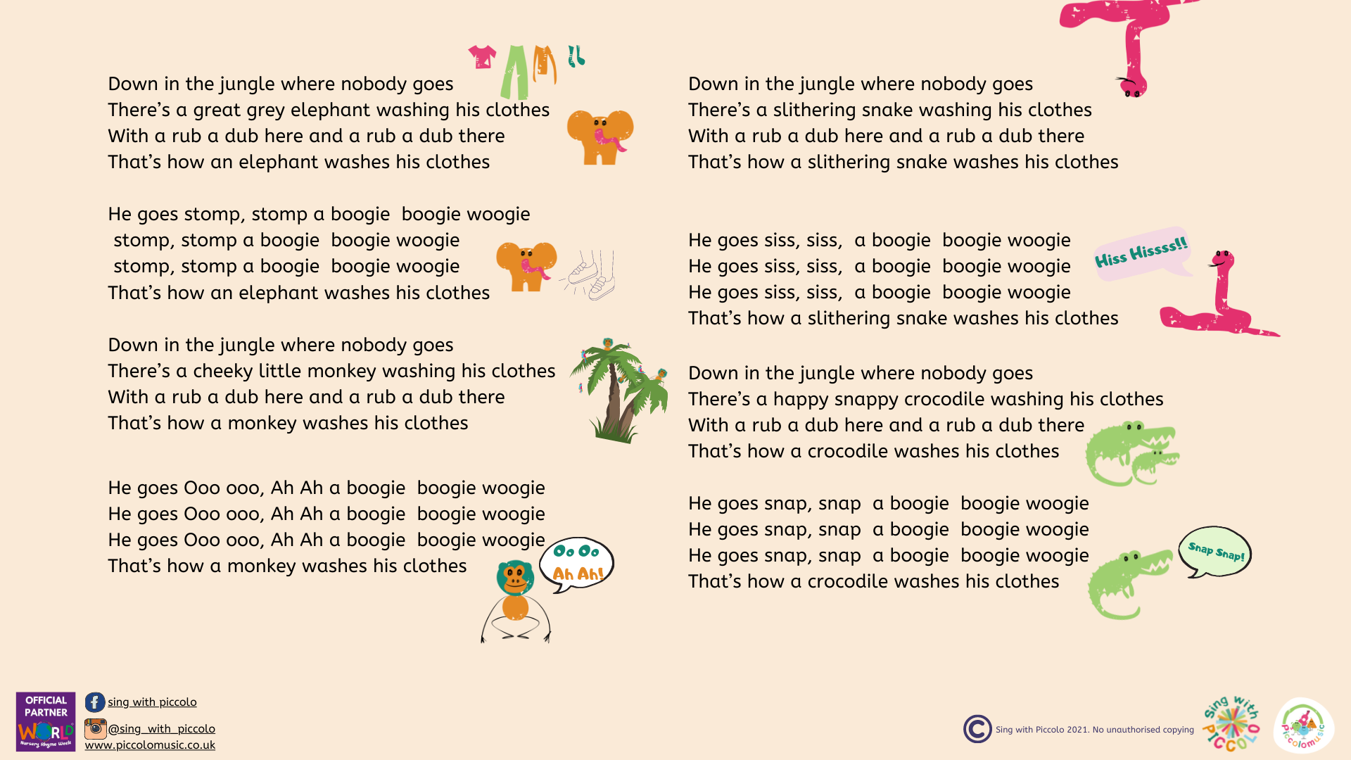 Down in the Jungle with Piccolo