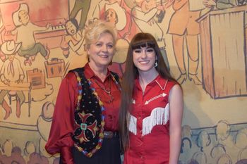 With Connie Smith at the Grand Ole Opry, 2020
