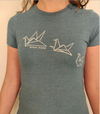 Paper Crane T-shirt (women's cut)