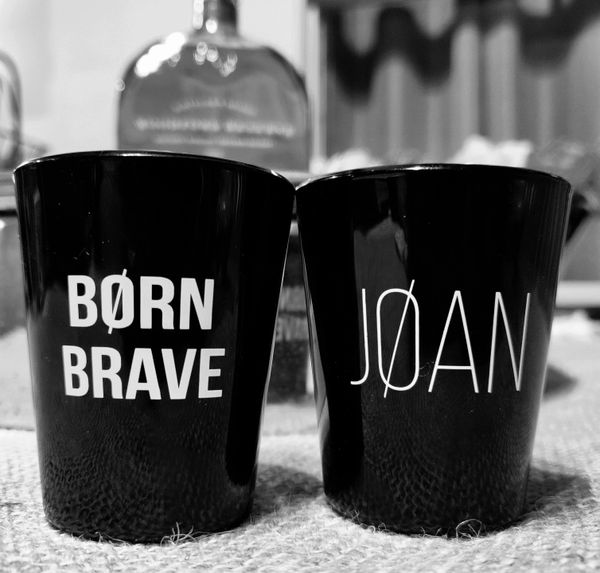 JØAN "Born Brave" Shot Glass