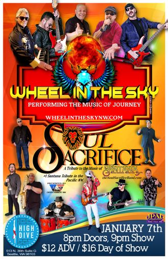 Wheel in the Sky nw & Soul sacrifice at the high dive jan 7th