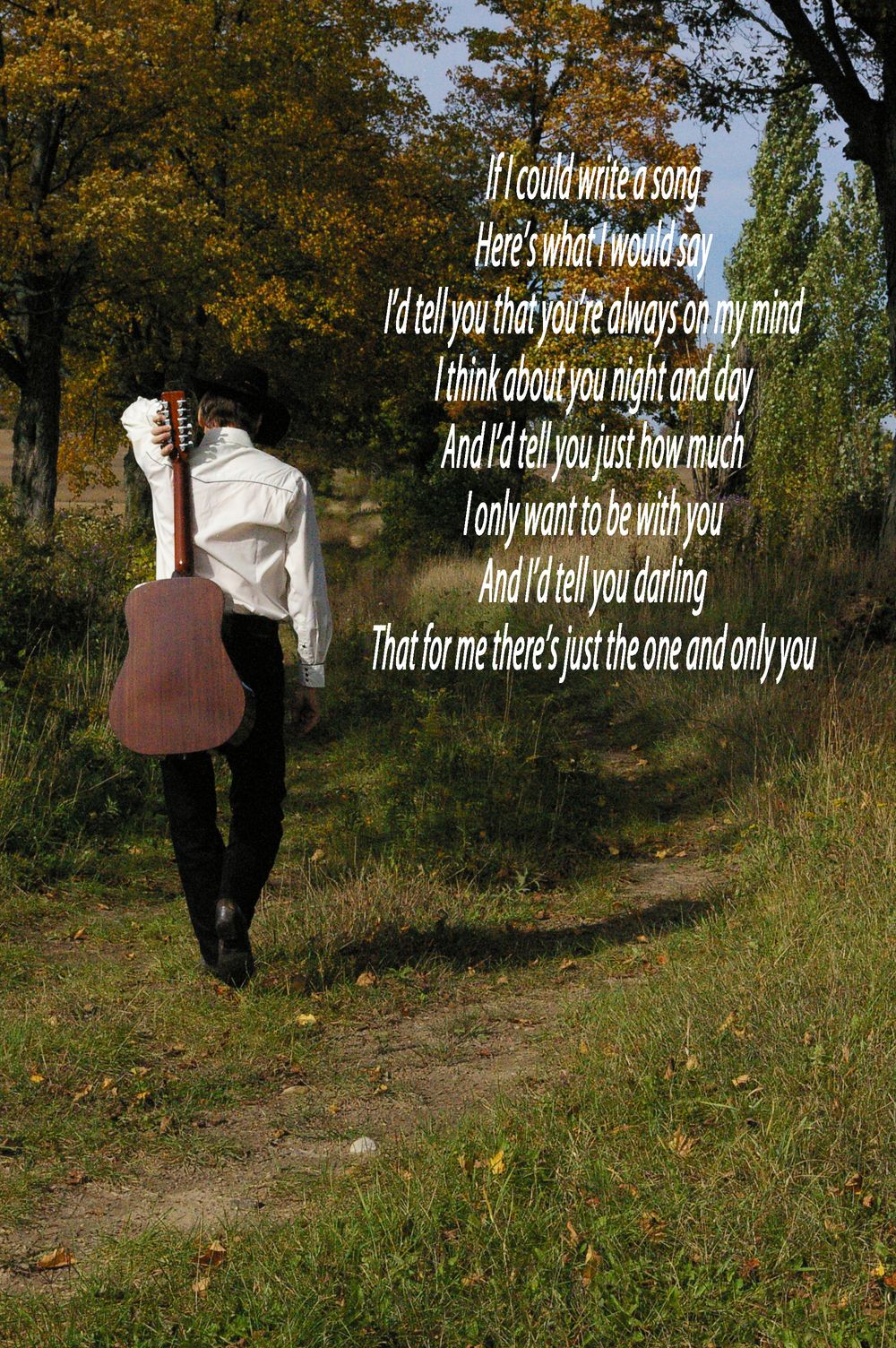 "There's Just The One And Only You " ~ the love theme from my novel, 'The Summer Garden and the Song'  