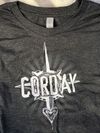 Men's Corday Compass Crew Neck T-Shirt - Vintage Black/Grey