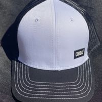 BLACK & WHITE RUBBER ID HAT