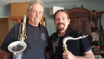 With Saxophonist Pete Christlieb

