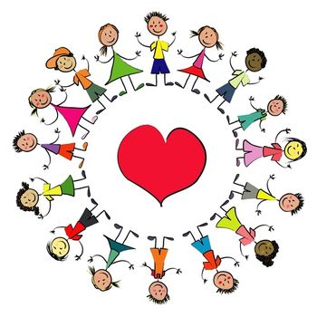 Children's circle of love

