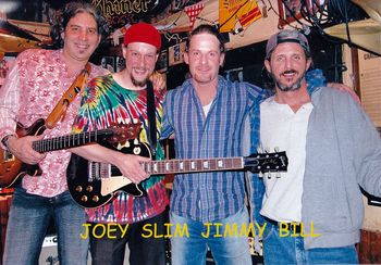 Joey Love with Texas Slim, Jimmie Morgan and Bill Cornish
