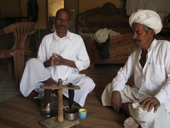 opium ceremony in Rajasthan
