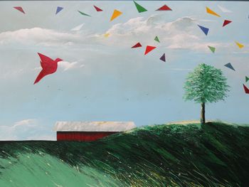 touching the sky 40x56in
