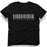 Miscelanyus " Black" Barcode T-Shirt 